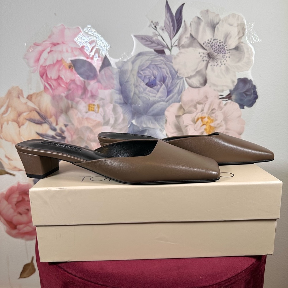 Tony Bianco Brown Mules NWT - Picture 6 of 10